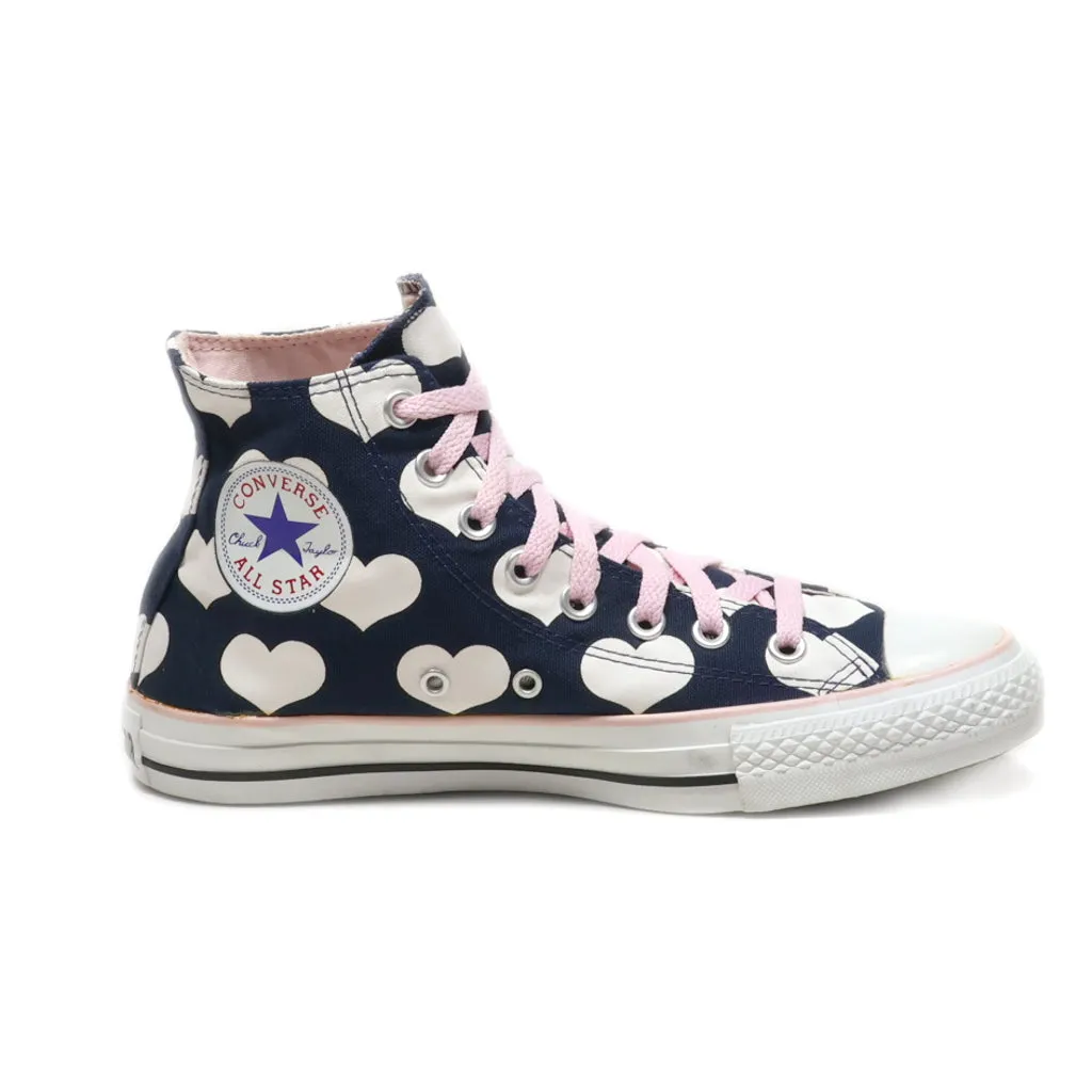 Converse Chuck Taylor High-Top Sneakers Canvas Blue Colour For Women