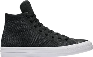 Converse Nike x Chuck Taylor All Star Flyknit Hi Black Sneakers, black