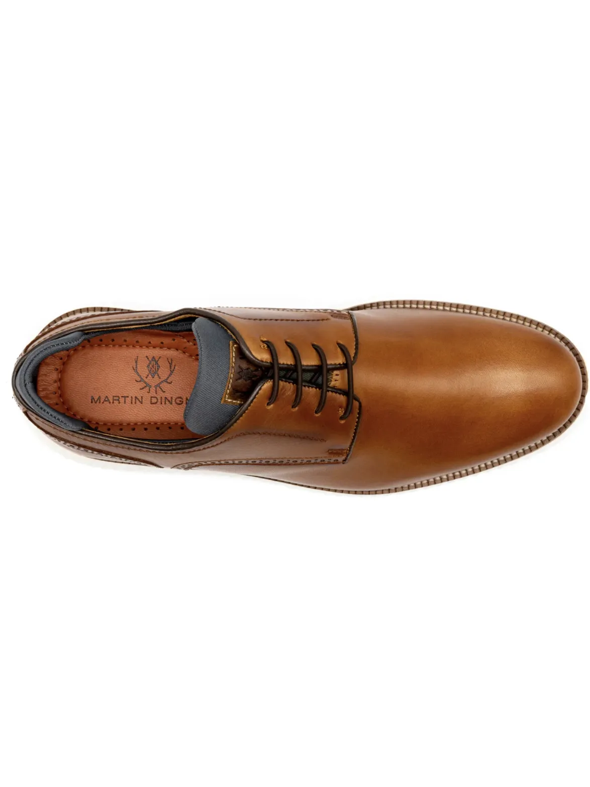 Countryaire Saddle Leather Plain Toe Sport Lace-Up in Whiskey