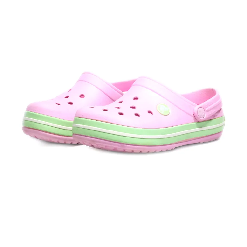 Crocs Crocband Clogs Rubber Pink Colour For Kids