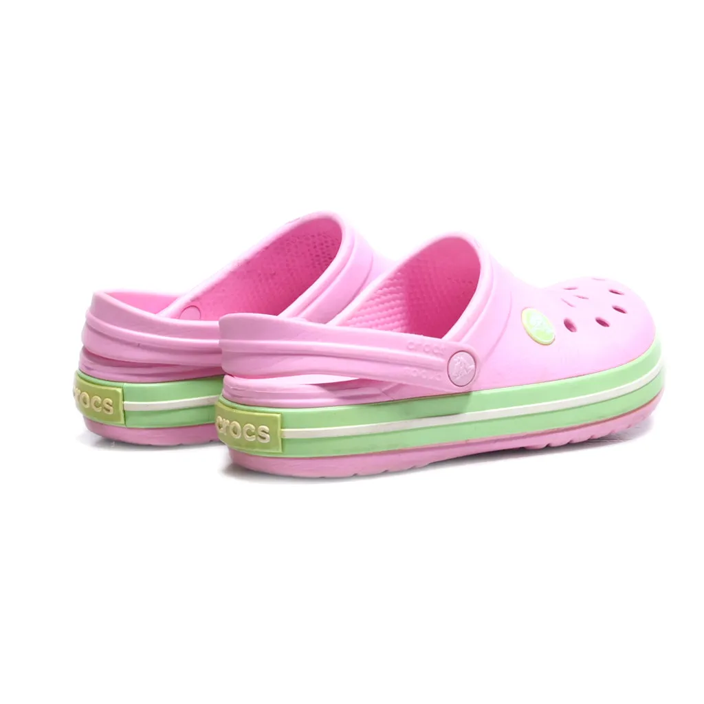 Crocs Crocband Clogs Rubber Pink Colour For Kids