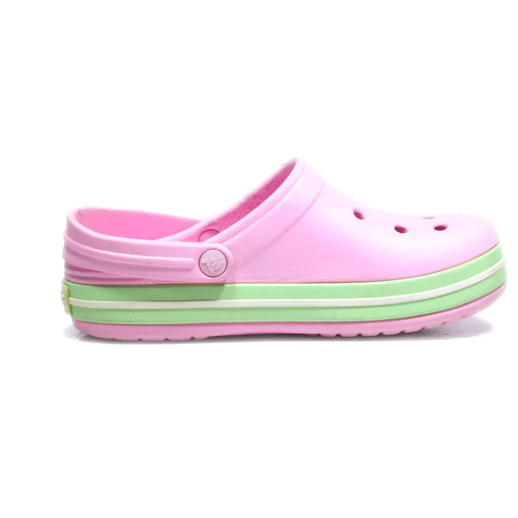 Crocs Crocband Clogs Rubber Pink Colour For Kids