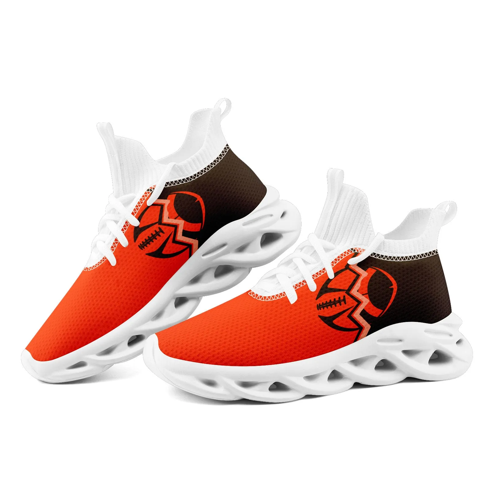 Custom Orange Brownish Red Ohio Maxsoul Shoes Personalized Sneaker FN030A-D028017-20