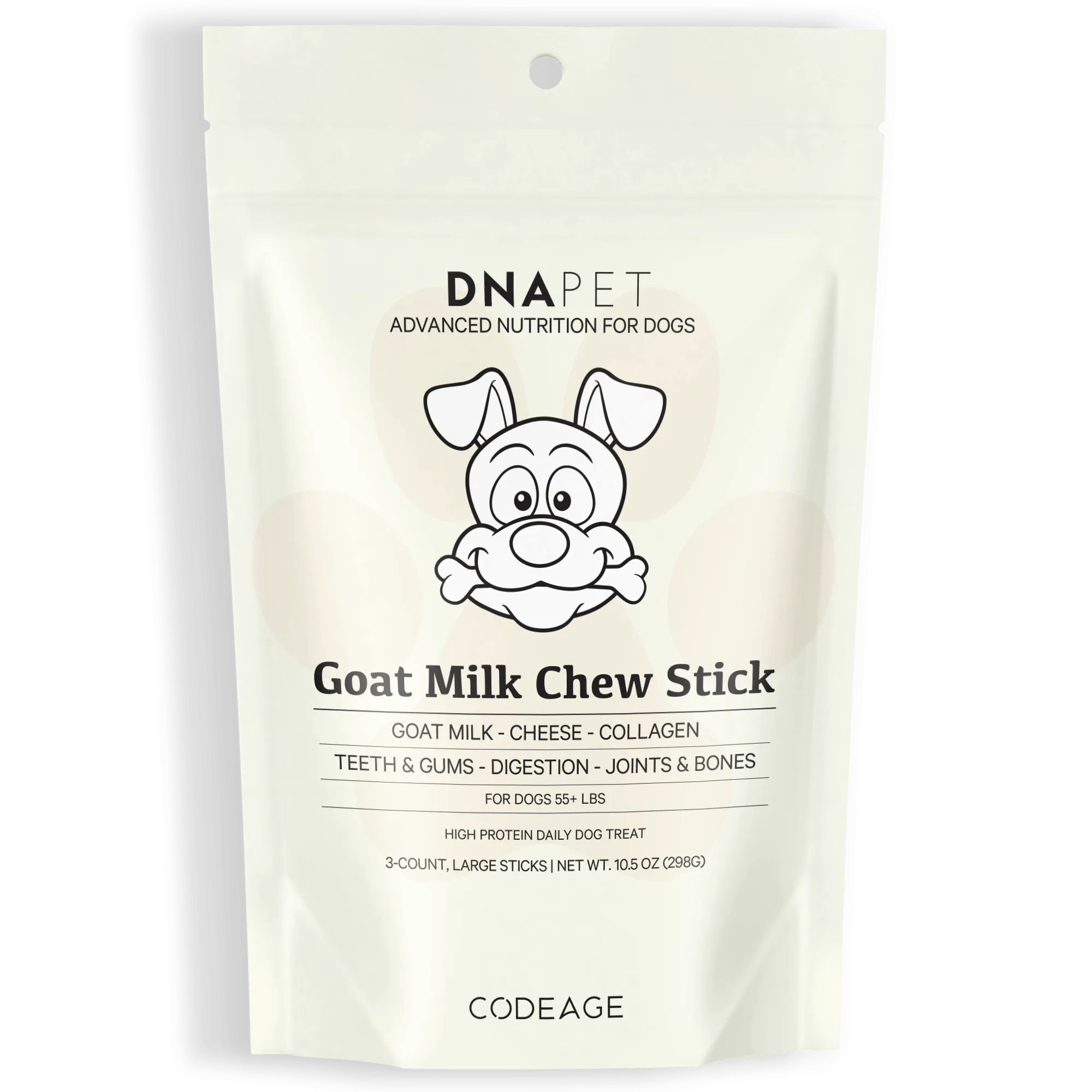 DNA PET Goat Milk Chew Stick For Dogs Large