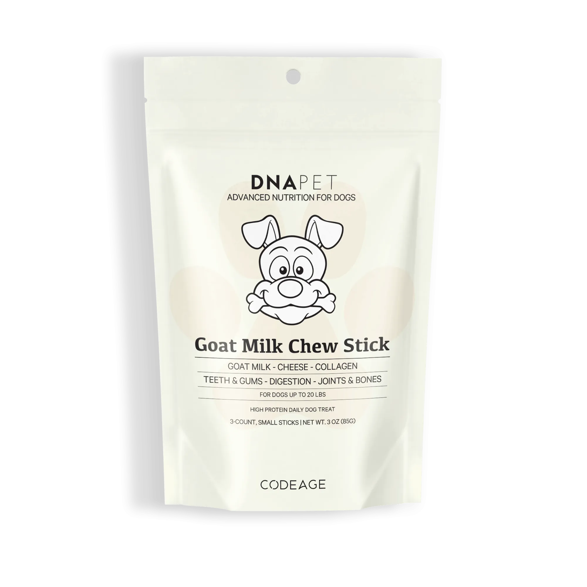 DNA PET Goat Milk Chew Stick For Dogs Small