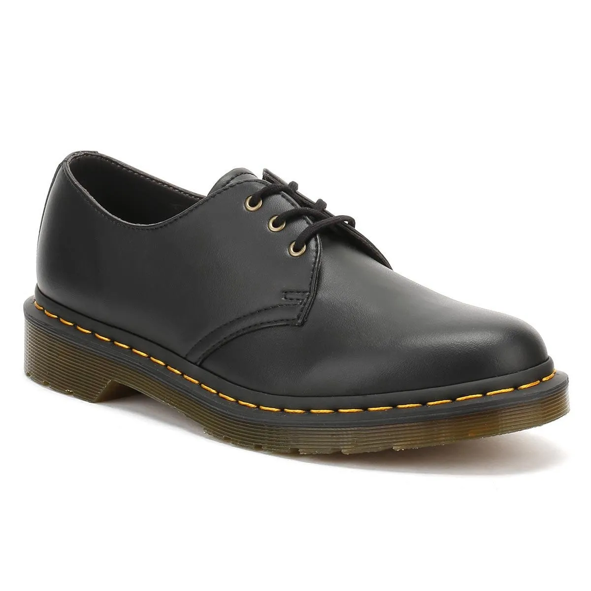 Dr. Martens 1461 Vegan Felix Rub Off Womens Black Shoes