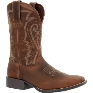 Durango Mens Westward Western Prairie Brown Leather Cowboy Boots