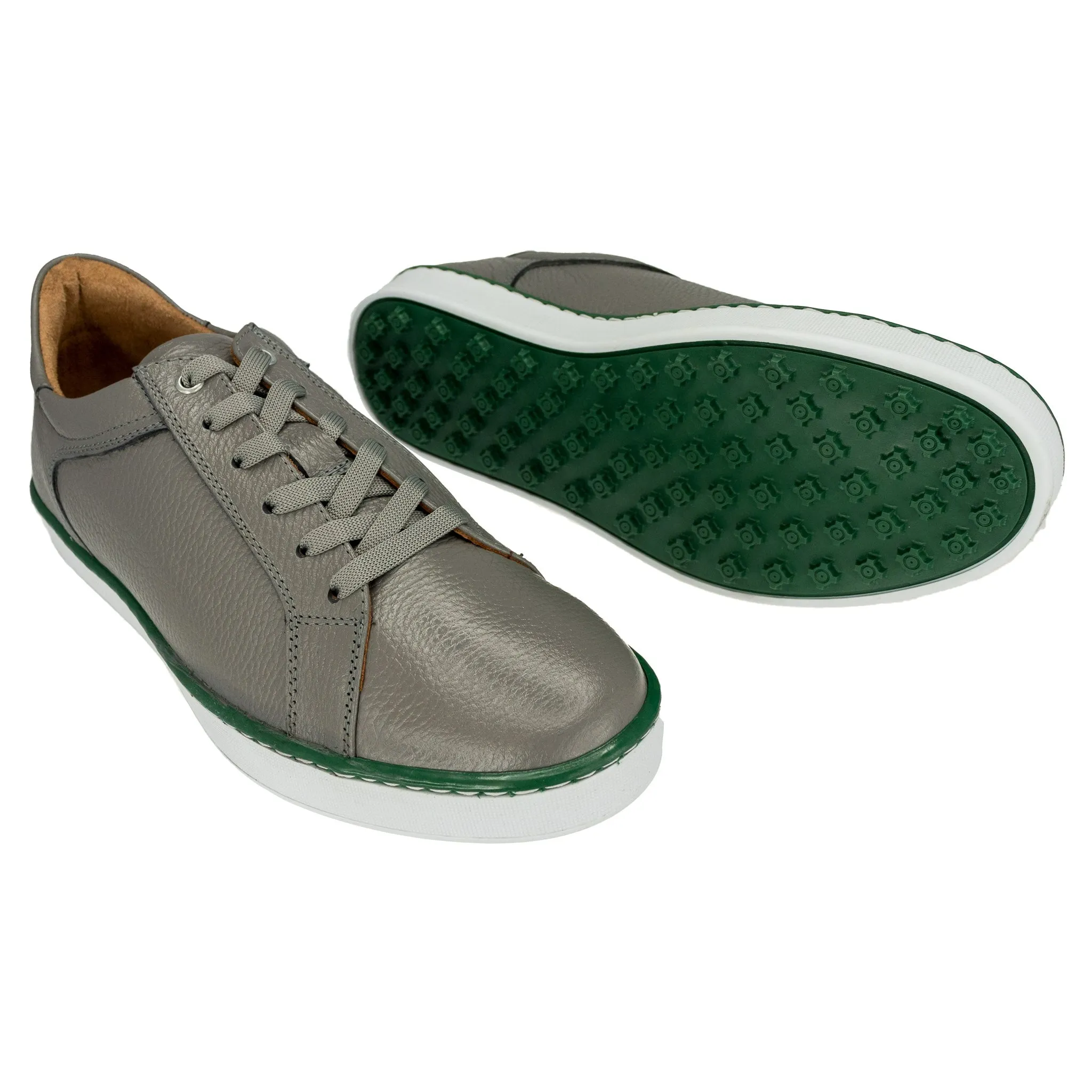 Fairway Casual Golf Sneaker in Grey by T.B. Phelps