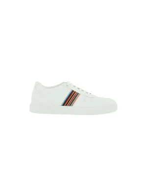 Fermi Striped Leather Sneakers