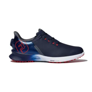 FOOTJOY Fuel Sport BOA Men's Spikeless Shoes (Navy/Red)