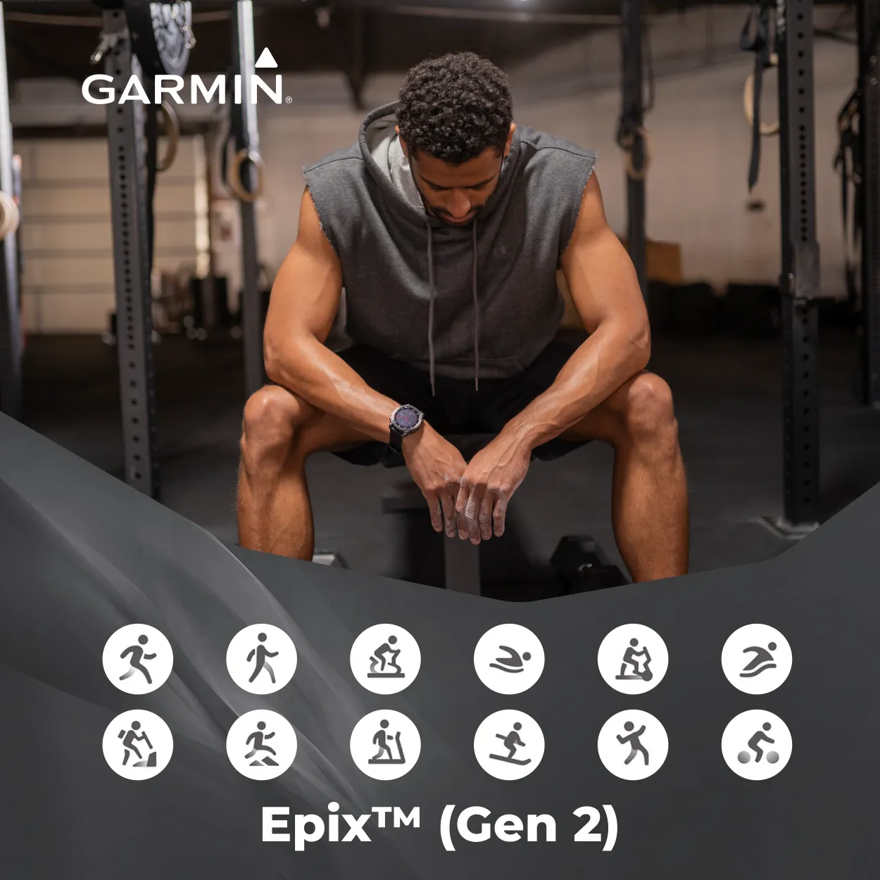 Garmin EPIX (Gen 2) Smartwatch with AMOLED display (010-02582-10)