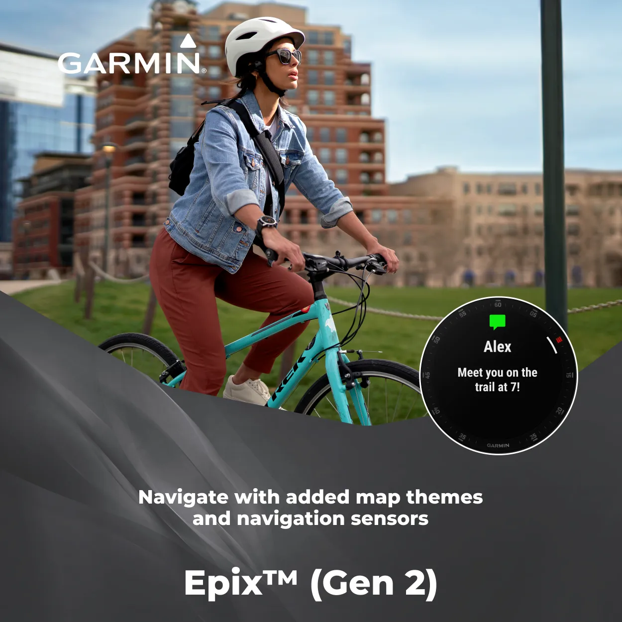 Garmin EPIX (Gen 2) Smartwatch with AMOLED display (010-02582-10)