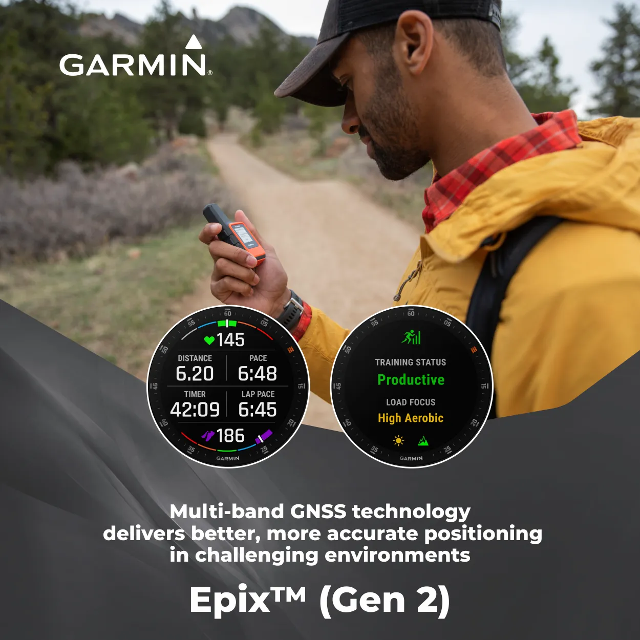 Garmin EPIX (Gen 2) Smartwatch with AMOLED display (010-02582-10)