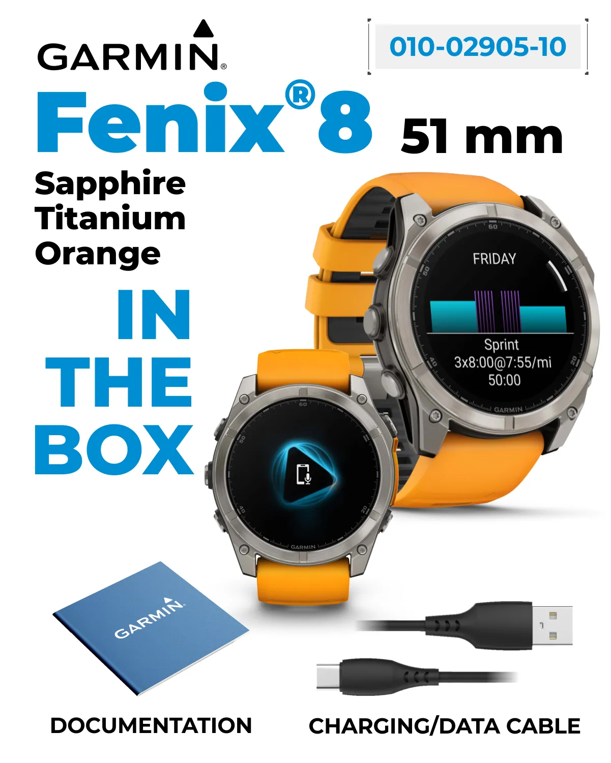 Garmin fenix 8 Multisport GPS Smartwatch, Wearable4U