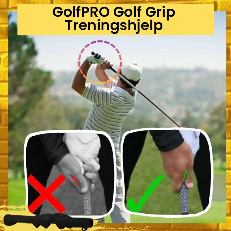 Golf grip training aid - universal fit