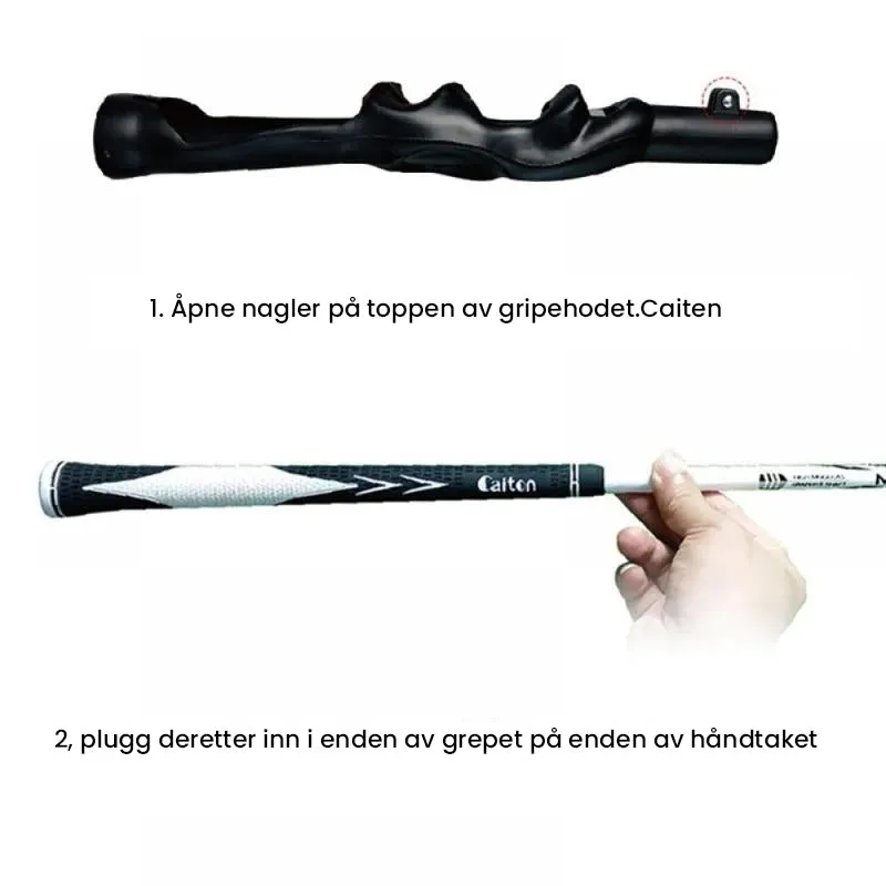 Golf grip training aid - universal fit