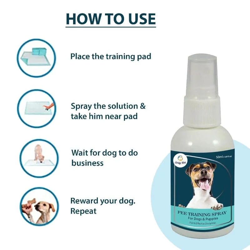 Goofy Tails Puppy Training Aid | Pee Training Spray and Potty Training Spray (50ml)