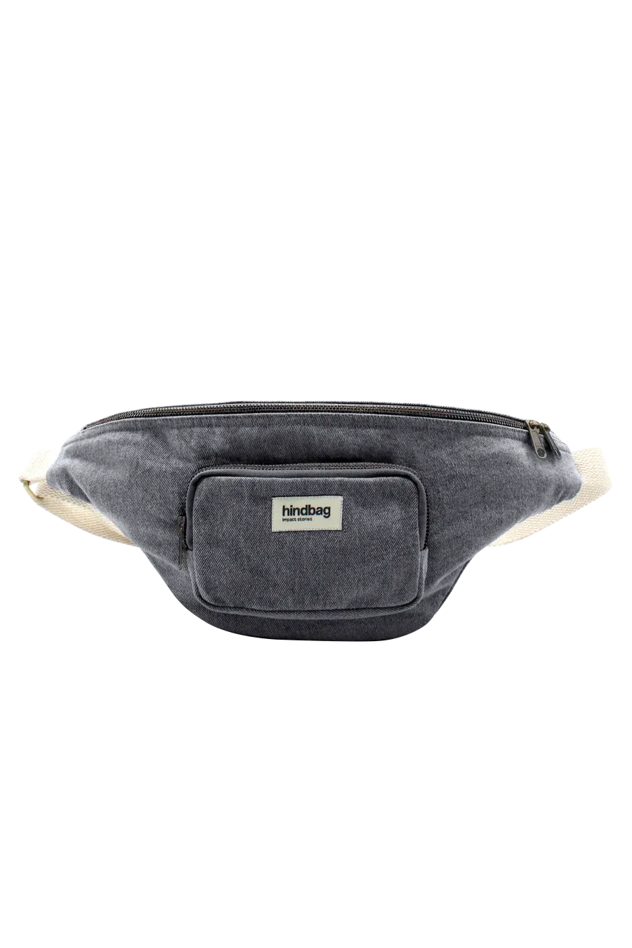 Hindbag Sofia Banana Bag XL - Denim Grey