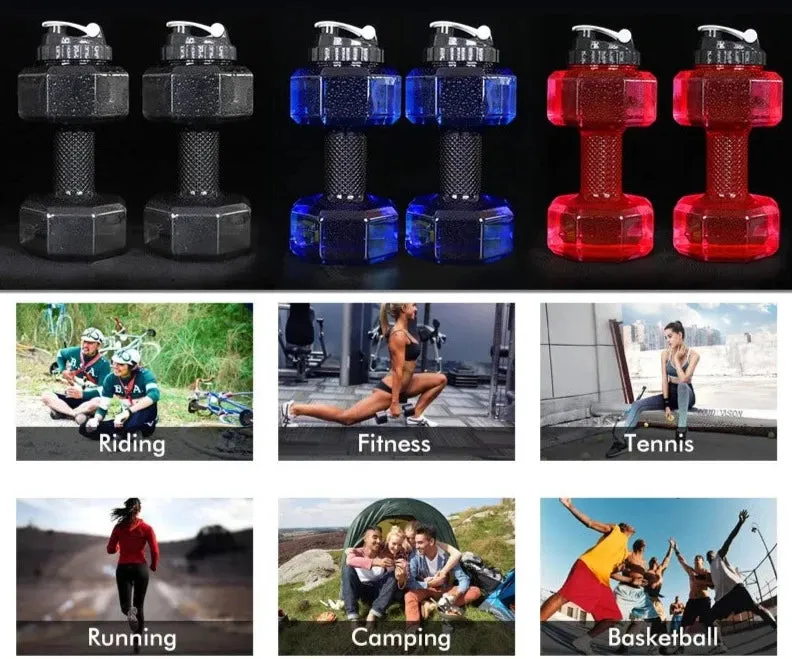 Hydro Dumbbell: Water Bottle Weight for Home Fitness