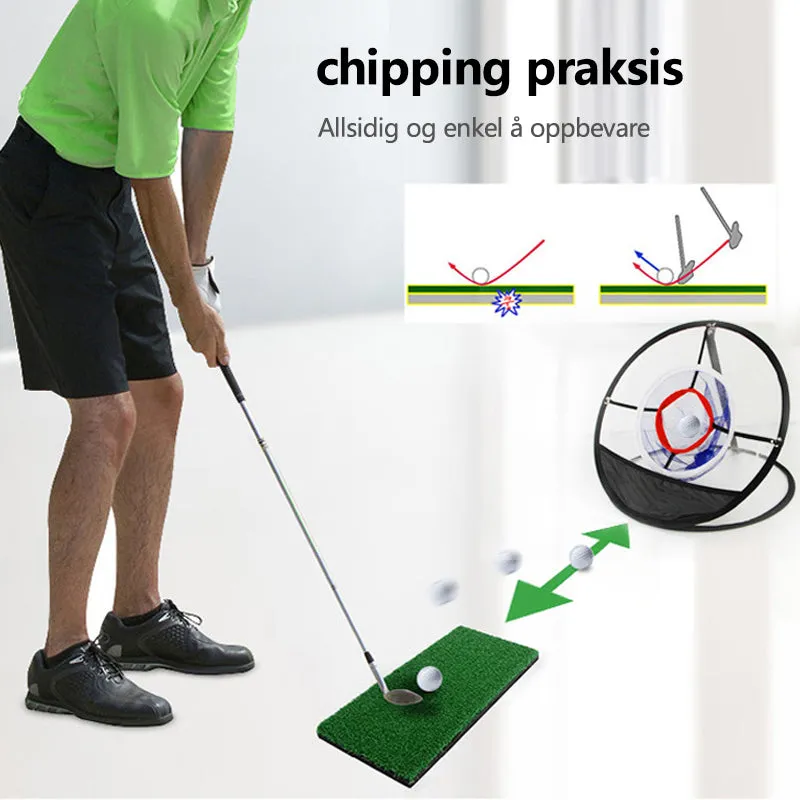 Indoor chipping net - golf training at home