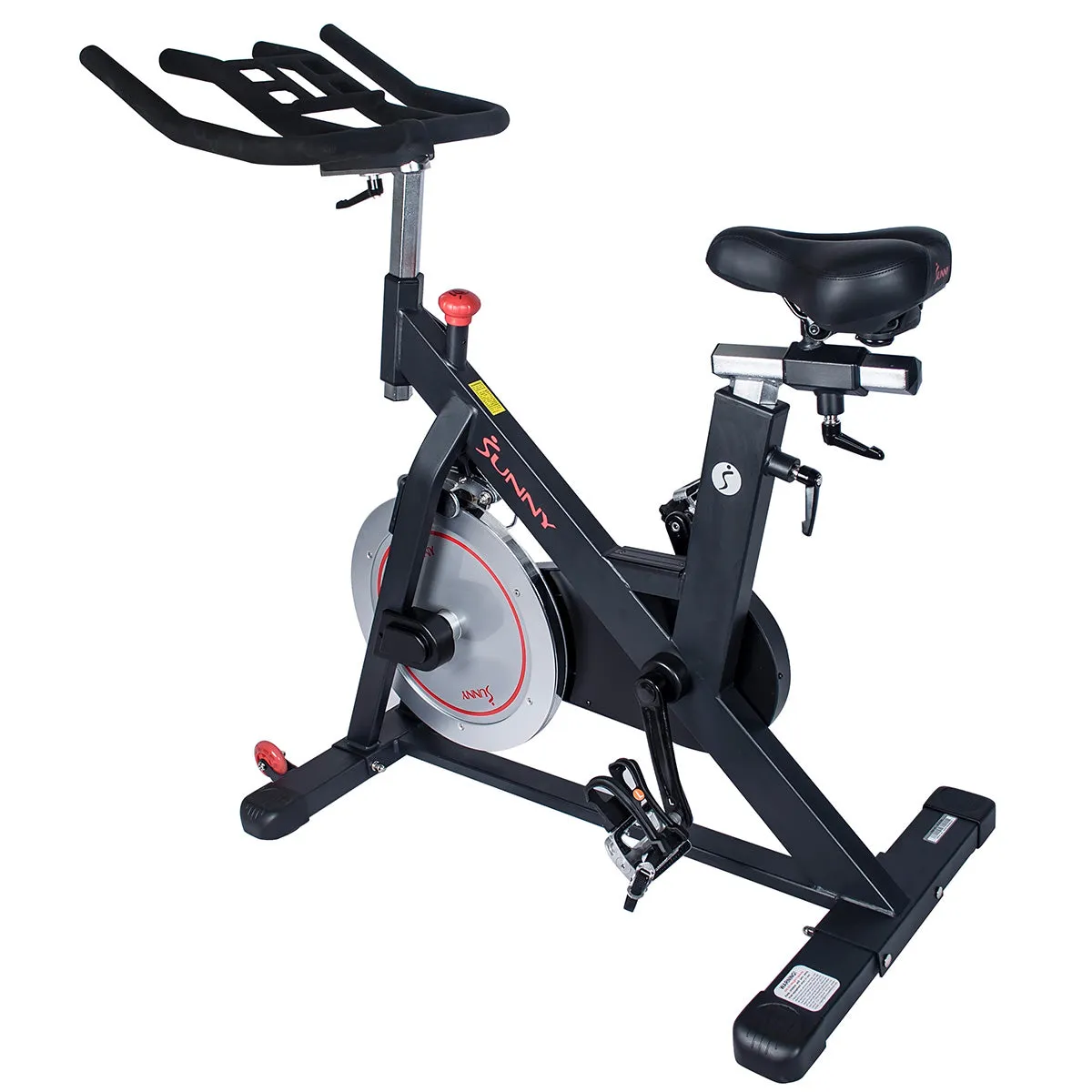 Indoor Cycling Bike Magnetic Belt Drive  w/ High Weight Capacity and Device Holder