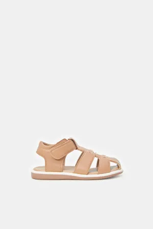 Infant Boys Beige Fisherman Sandals