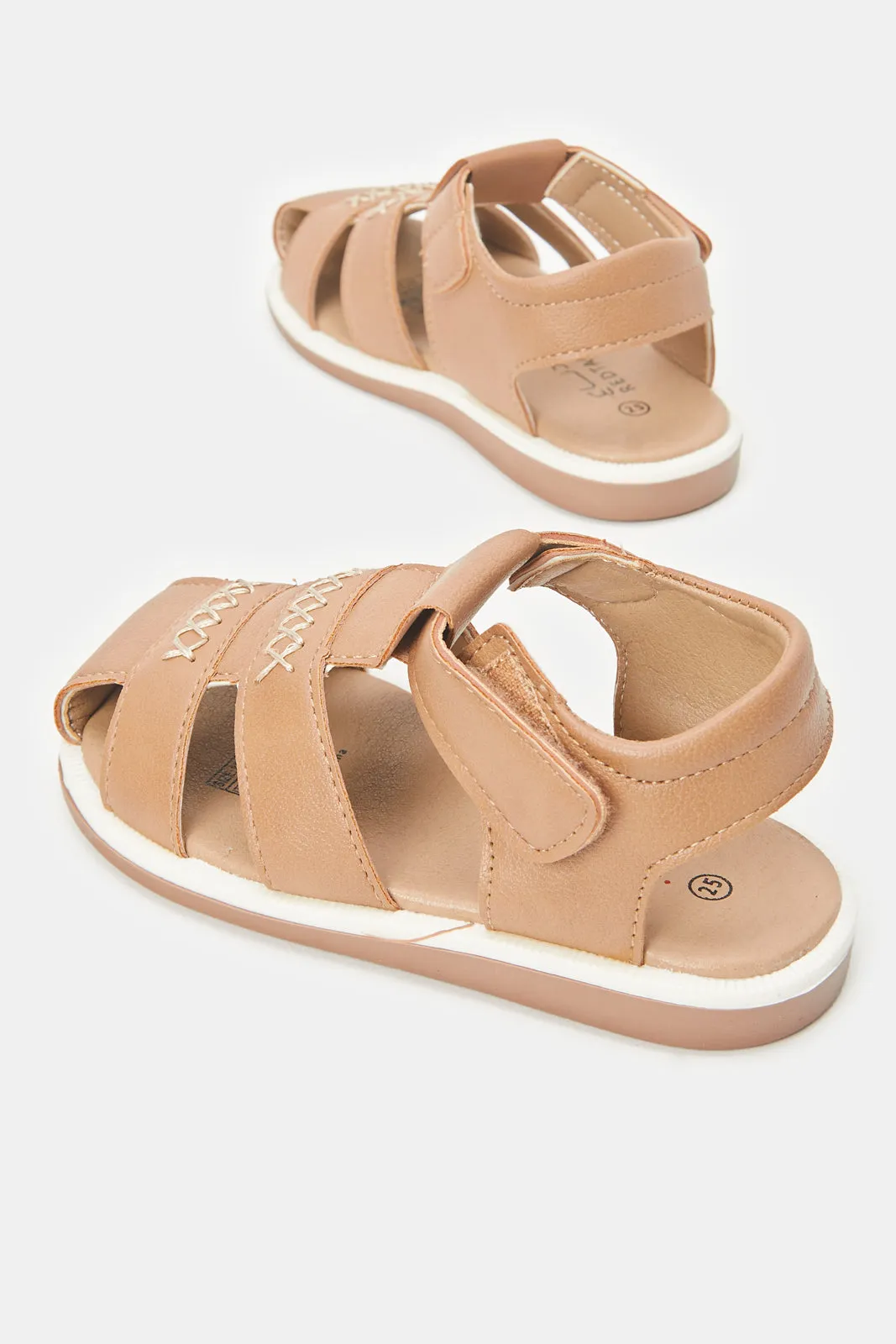 Infant Boys Beige Fisherman Sandals