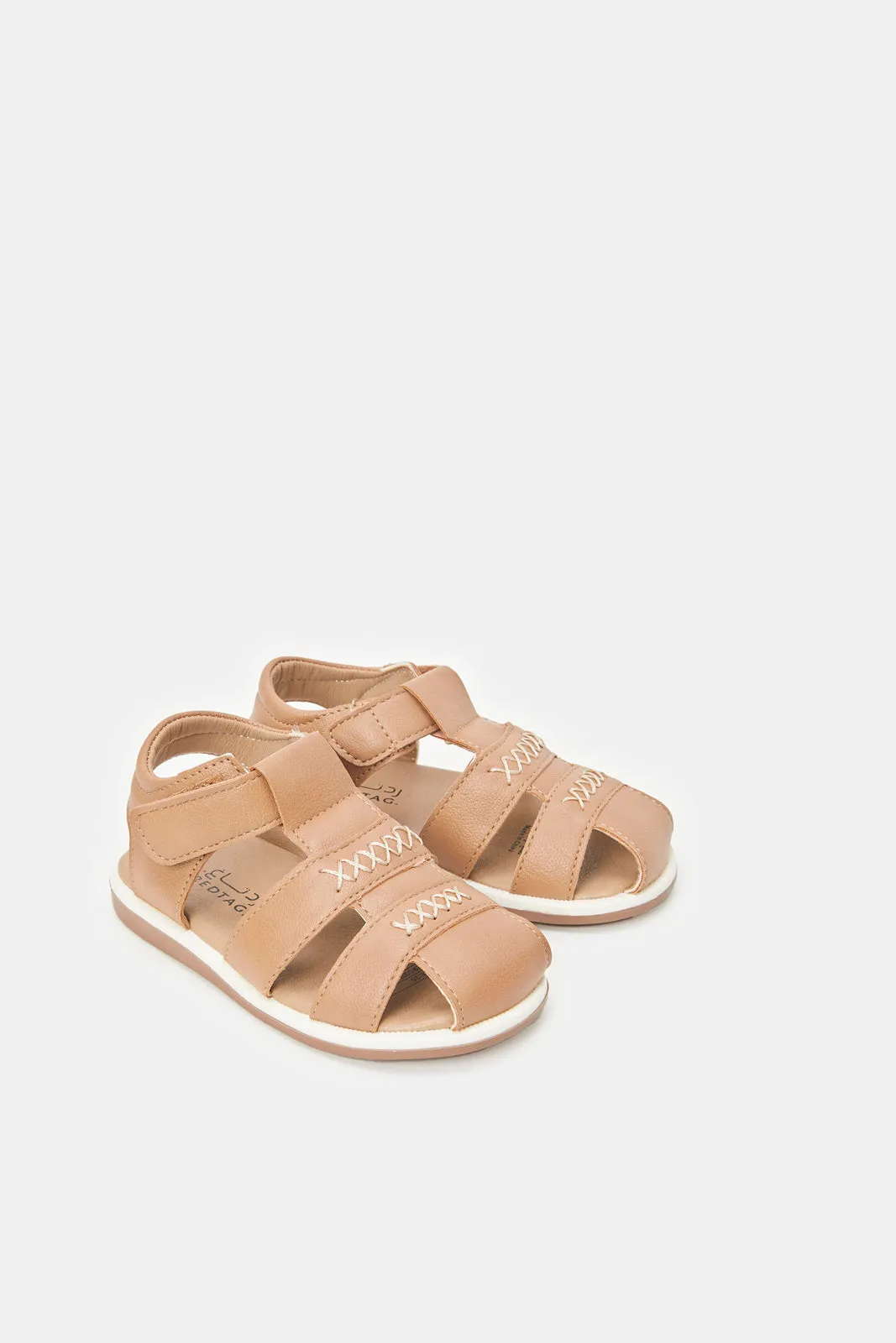 Infant Boys Beige Fisherman Sandals