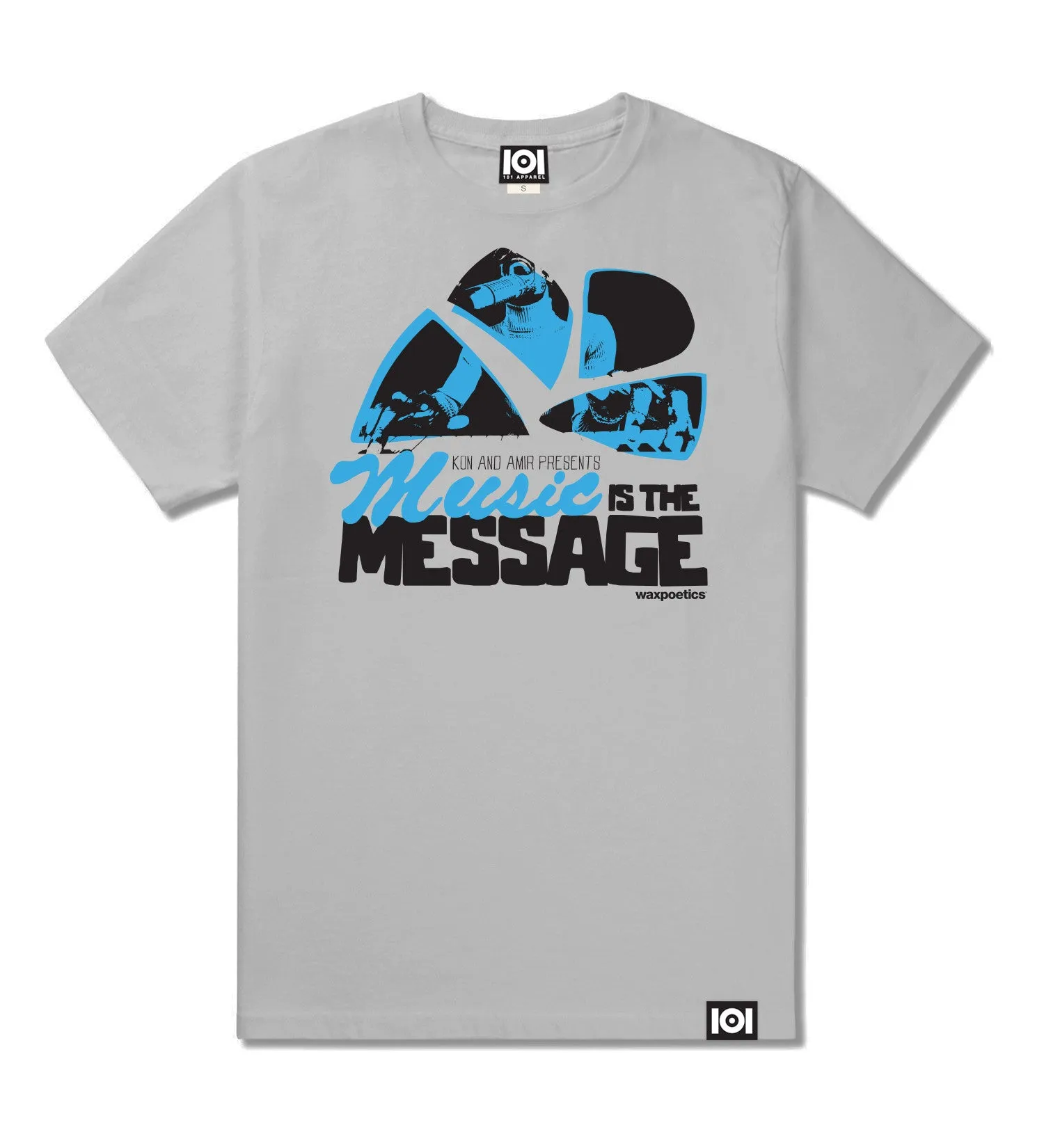 KON & AMIR  "MUSIC IS THE MESSAGE" MIX CD & T-SHIRT