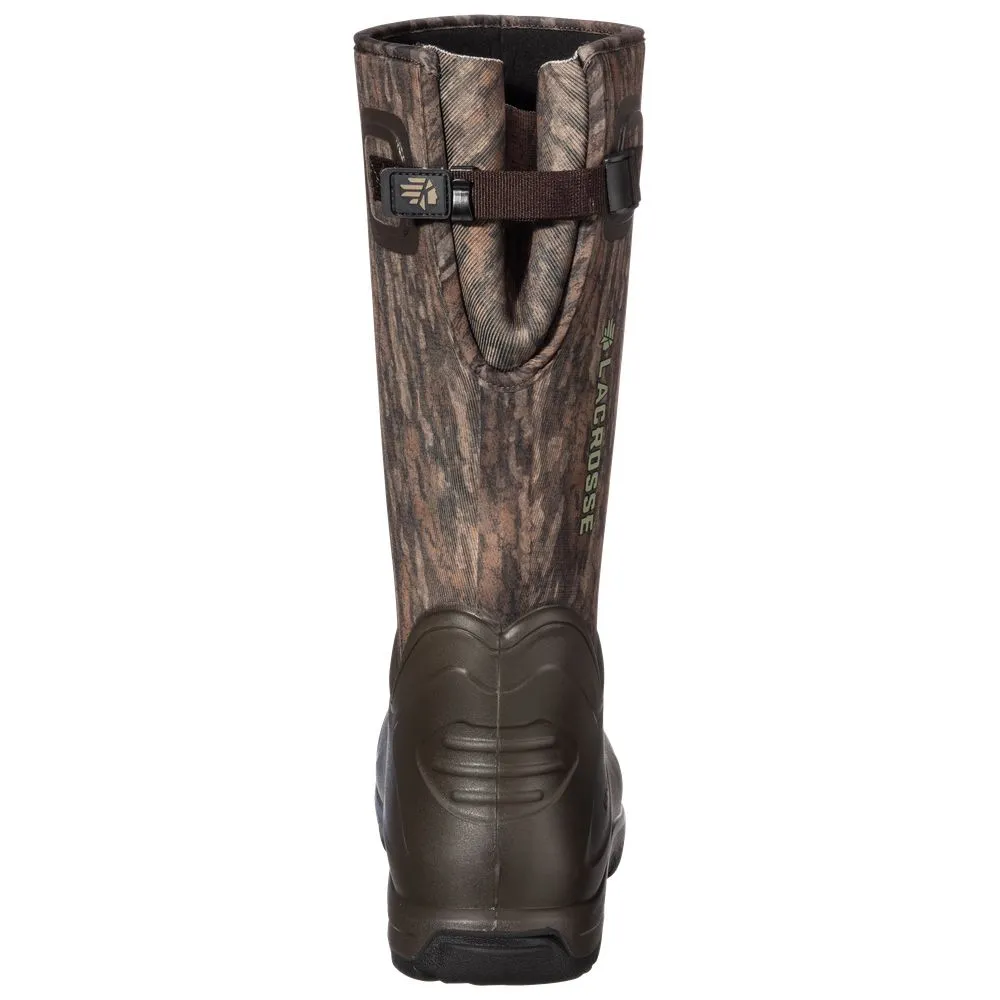 LaCrosse 340224 Aerohead Sport Rubber Boots for Men - Mossy Oak Bottomland - 8M