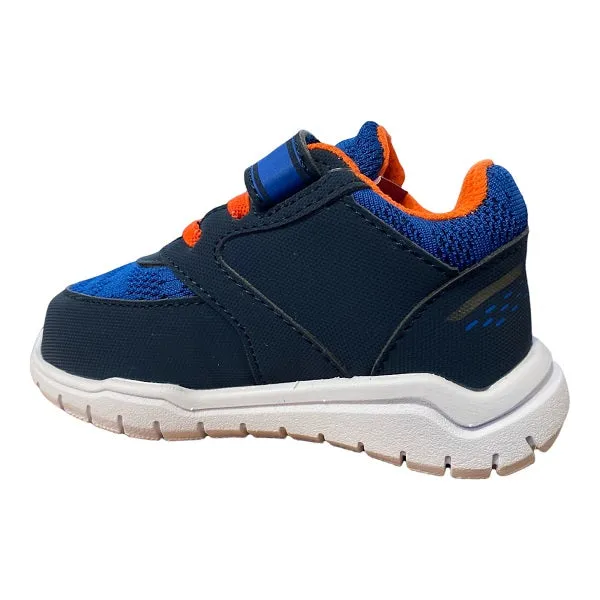 Lotto scarpa da ginnastica da bambino Spacelite AMF 2 INF 217516 8XJ blu arancione