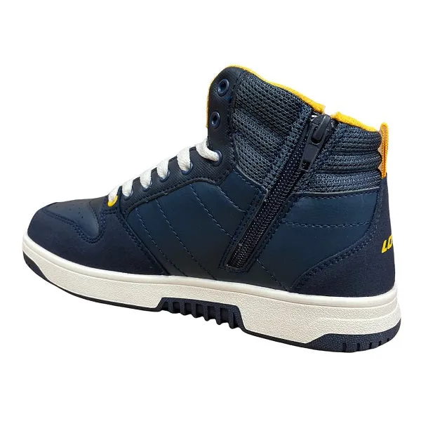 Lotto sneakers alta da ragazzo Rocket AMF Mid Jr L 216921 6Y3 blu