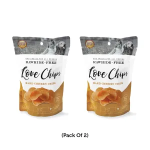 LOVE Hard Chicken Chips Pack of 2(60gms each)