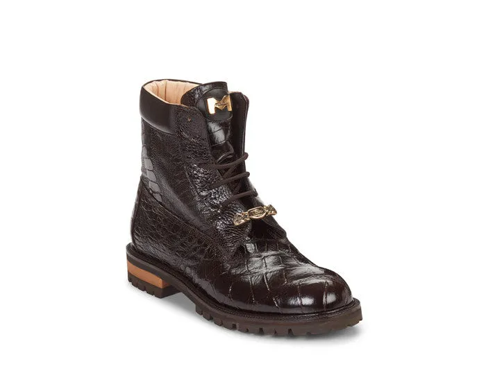 Mauri - 4637 "Commando" Alligator/Ostrich Boot