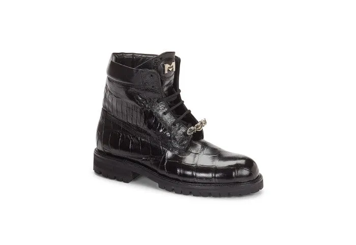 Mauri - 4637 "Commando" Alligator/Ostrich Boot