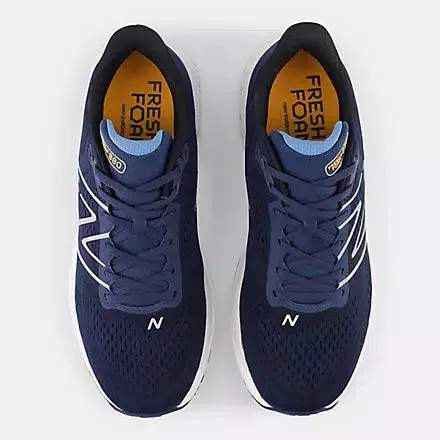 Men's 880v13 (2E) Wide Fit - Navy with heritage blue and hot marigold