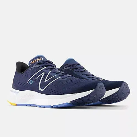 Men's 880v13 (2E) Wide Fit - Navy with heritage blue and hot marigold