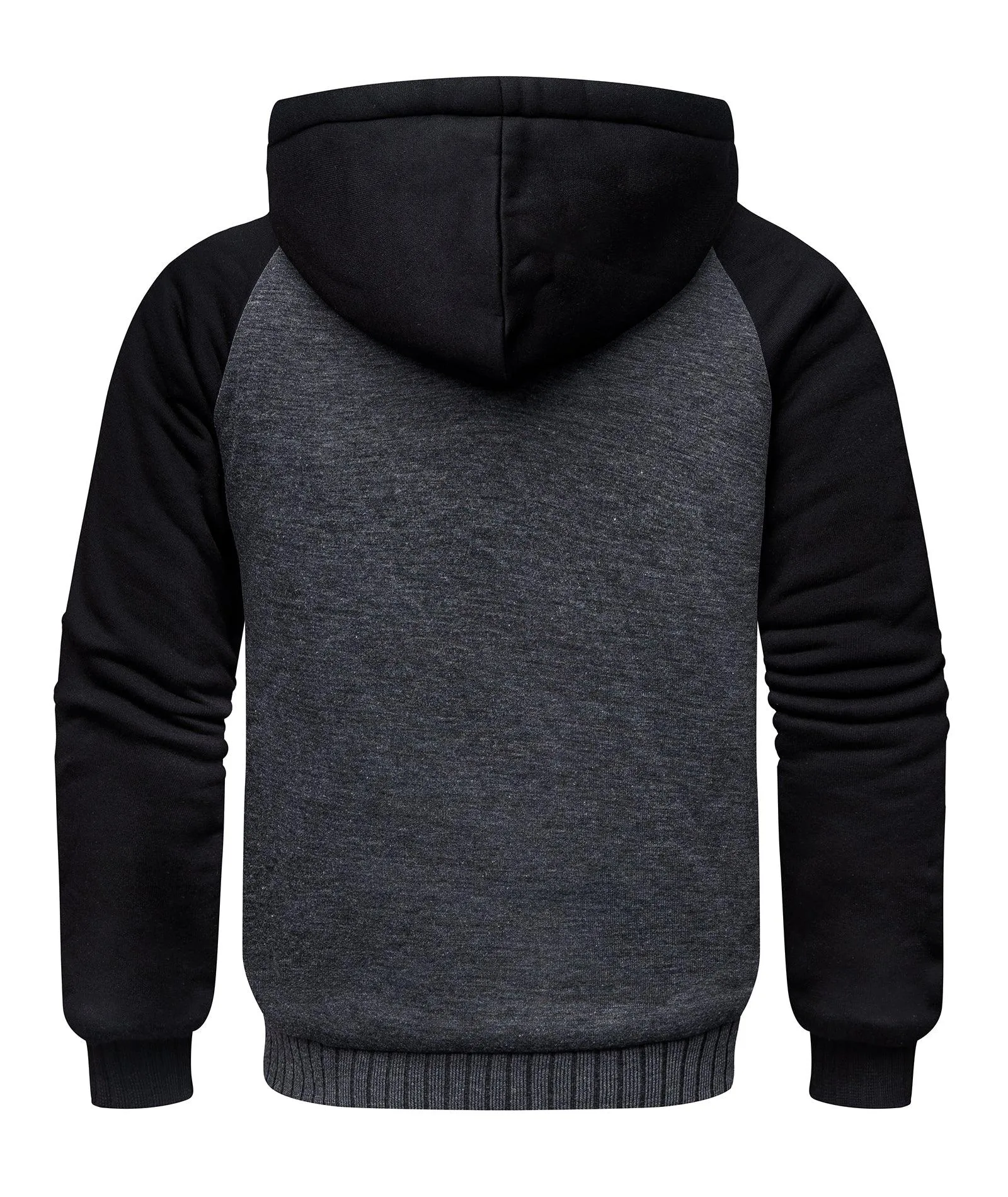 Men's Zip Up Fleece Lined Hoodie-ZPK006586