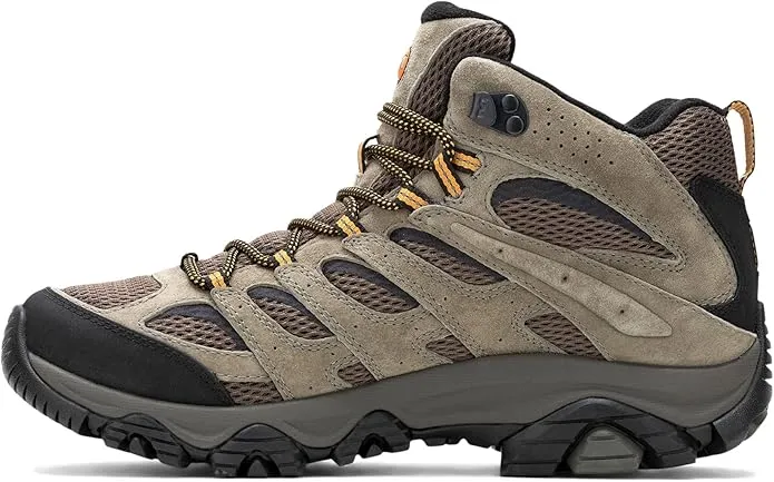 Merrell Men's Moab 3 Mid GORE-TEX Hiking Boots, Walnut – Waterproof, Durable, and Comfortable for All Terrains, Walnut