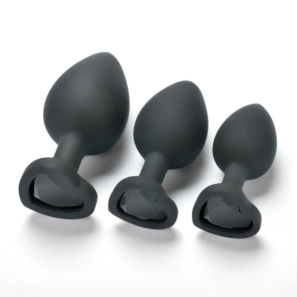 Midnight Madness Silicone Butt Plug Set