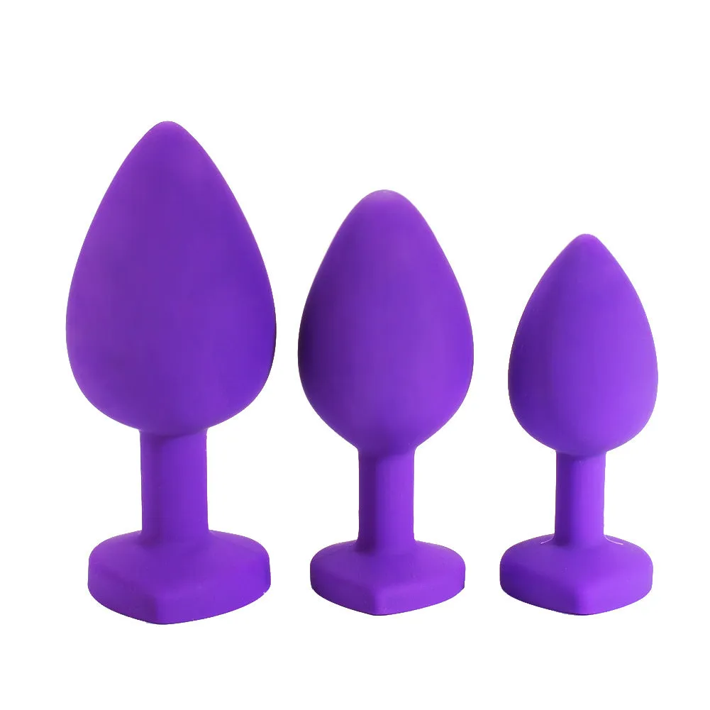 Midnight Madness Silicone Butt Plug Set