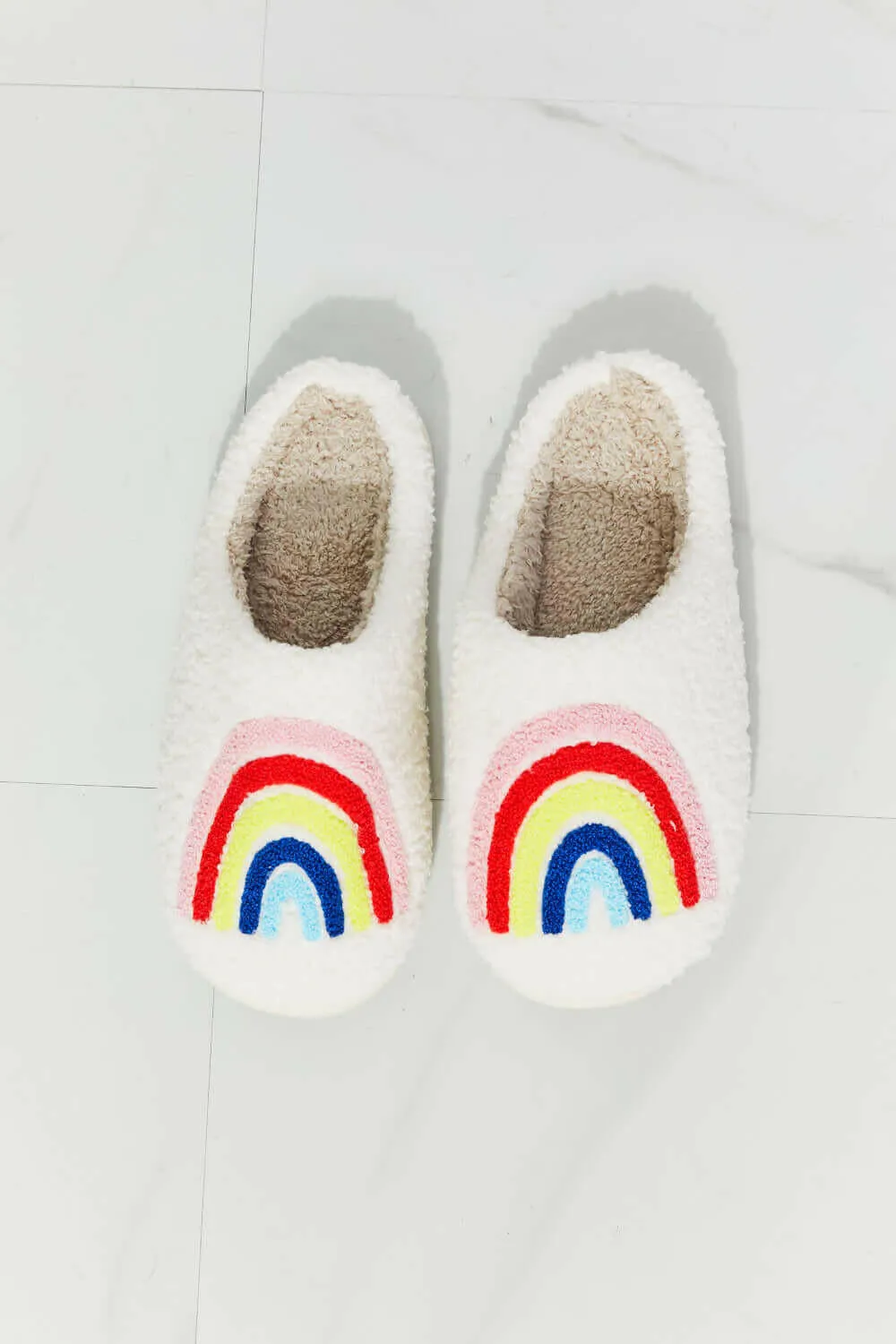 MMShoes Rainbow Plush Slipper