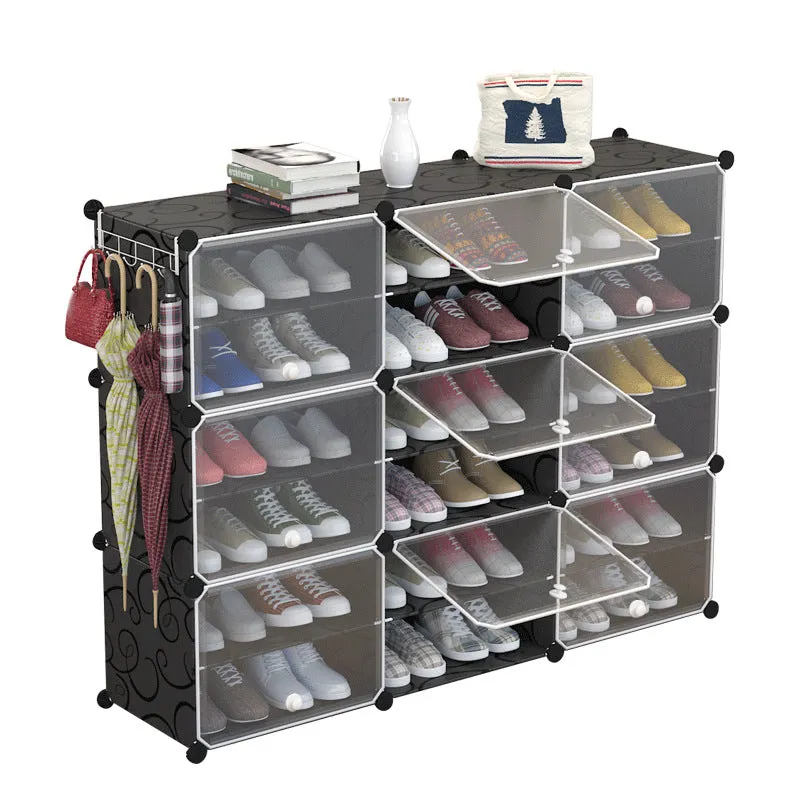 Multi-layer combination storage shoe rack