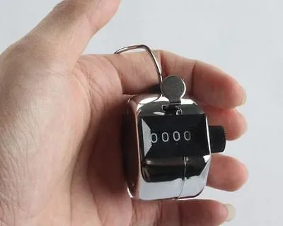 New 4-Digit Number Clicker Golf Hand Tally Counter