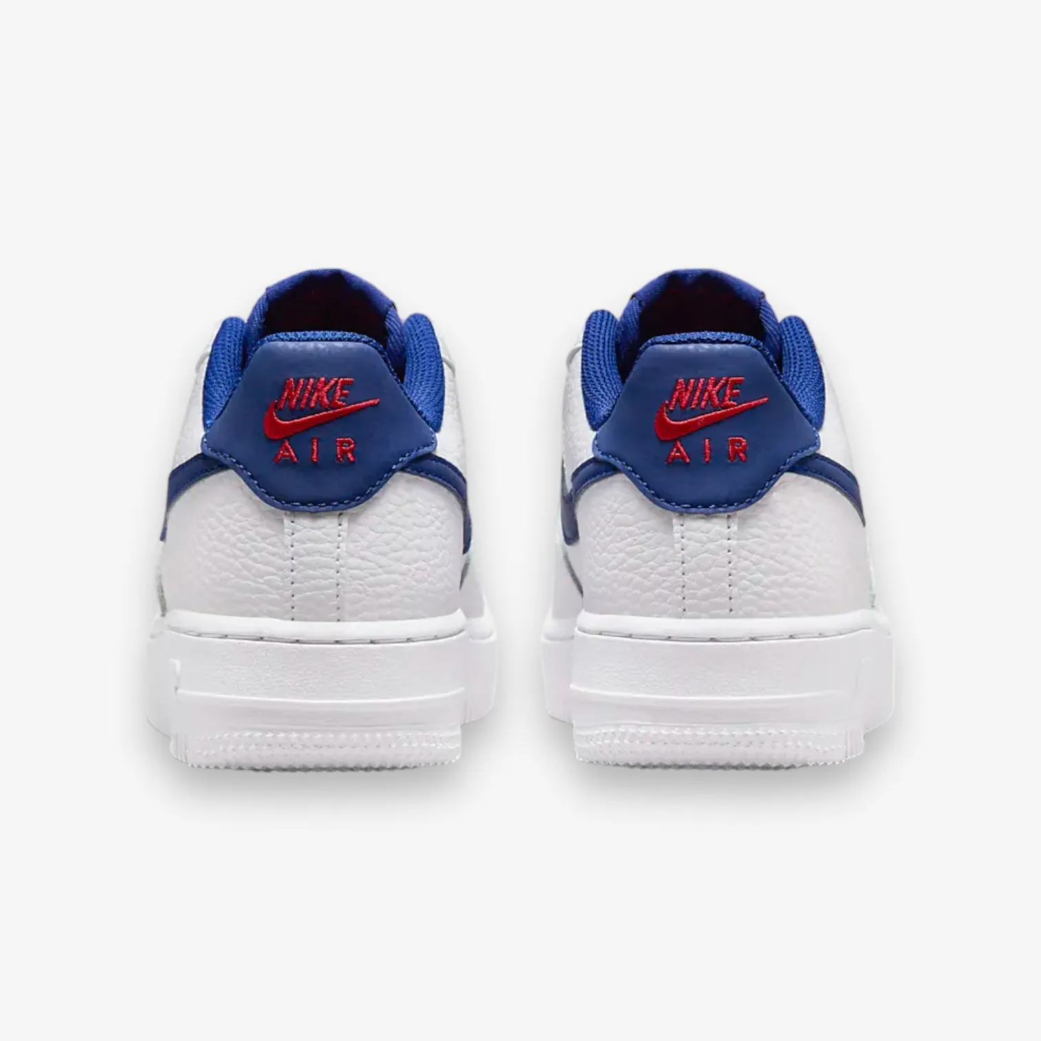 Nike Air Force 1 GS White Deep Royal Blue Grade School CT3839-101