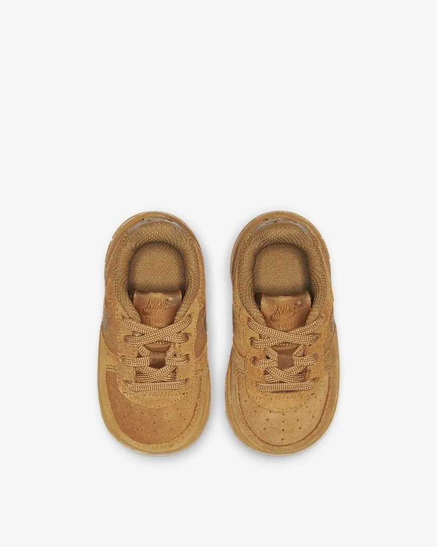 Nike Force 1 LV8 3 TD Wheat Gum Light Brown Toddler Sizes BQ5487-700