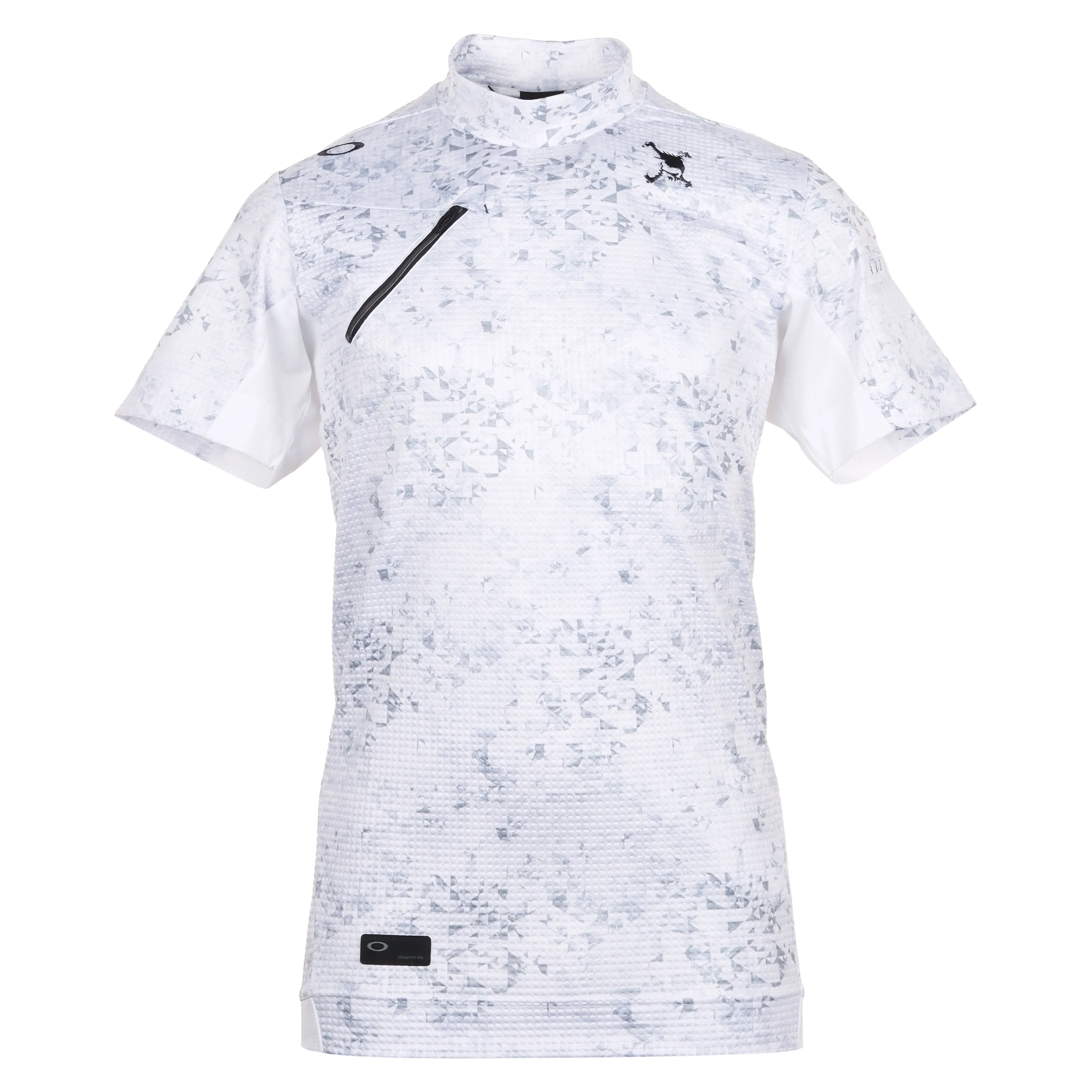 Oakley Golf Skull Bloom Quartz Mock Shirt