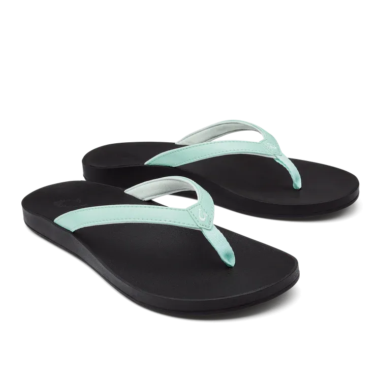 Olukai Women's Puawa / Sea Glass - Black