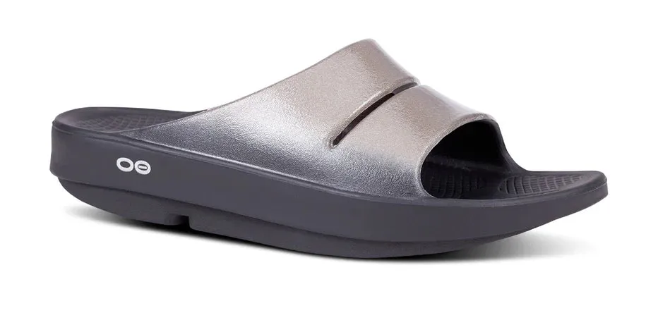 Oofos | OOahh Luxe Slide | Women's | Black/Latte