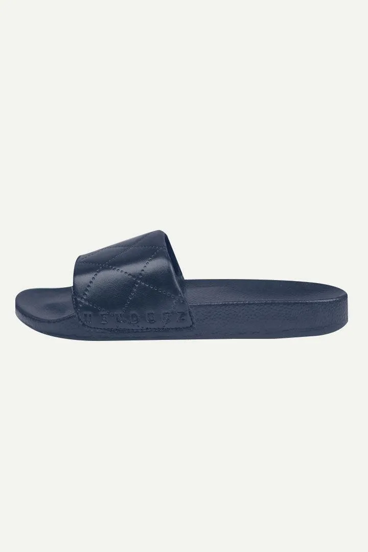 Pattern Slides - Navy Blue